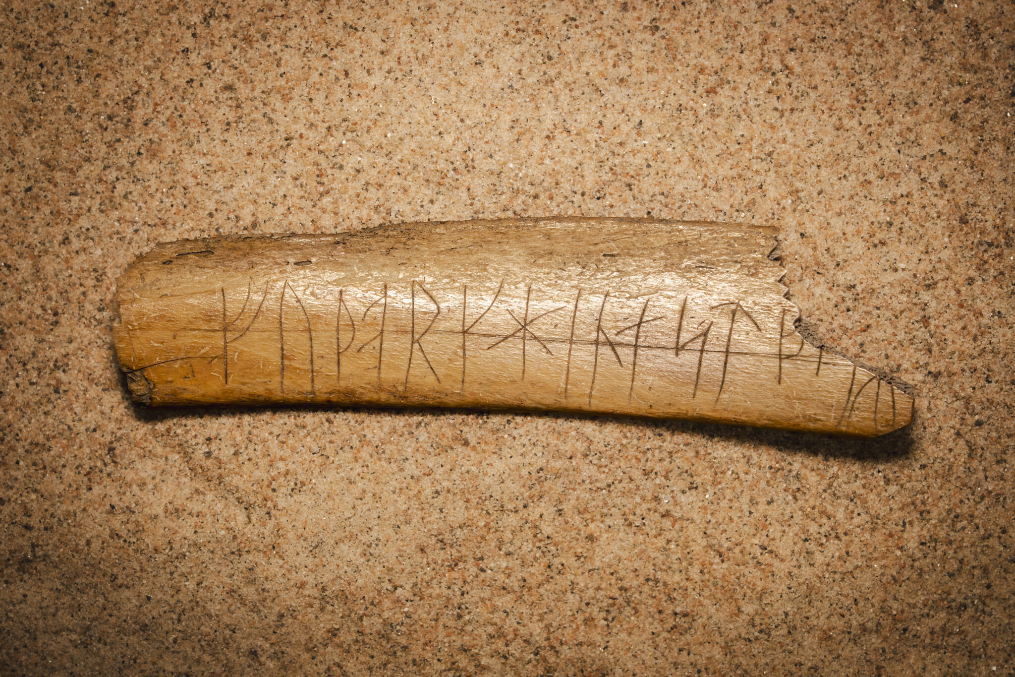 A wooden object from the Viking Age.